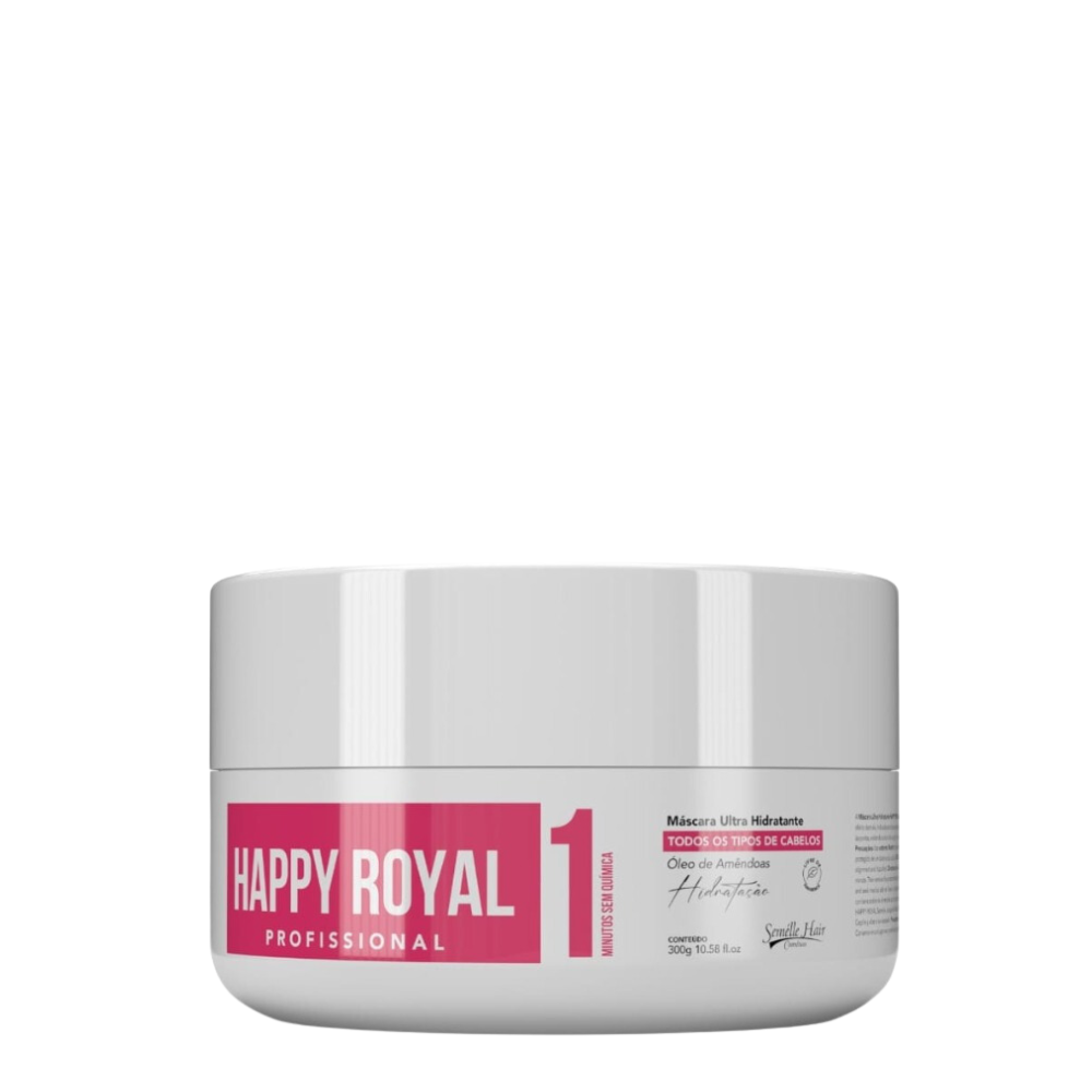Máscara Happy Royal 300g Semélle Hair