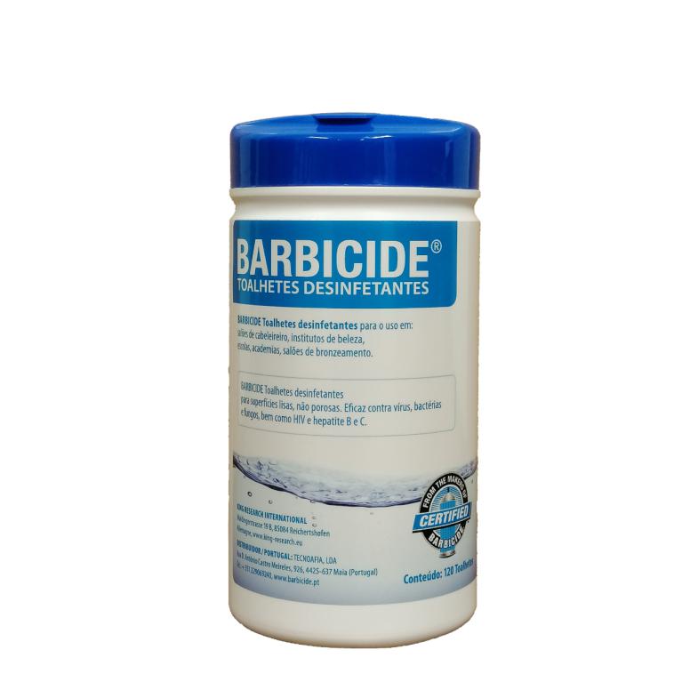 Toalhetes de desinfeção Barbicide