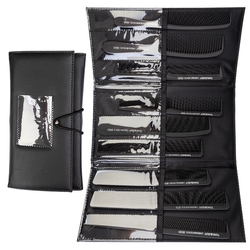 Conjunto Pentes de Carbono Antiestático Profissional Toni & Guy