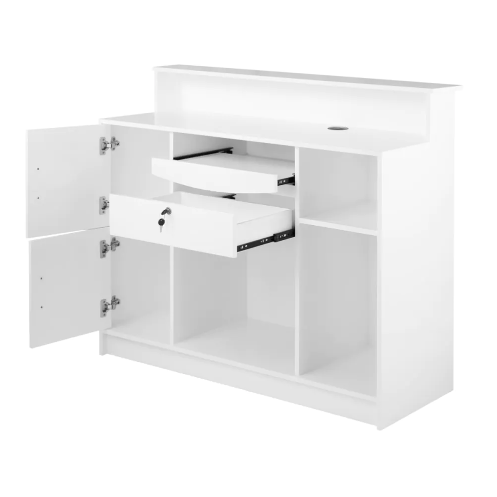 BALCÃO RECEPÇÃ G26W BRANCO 147863 3